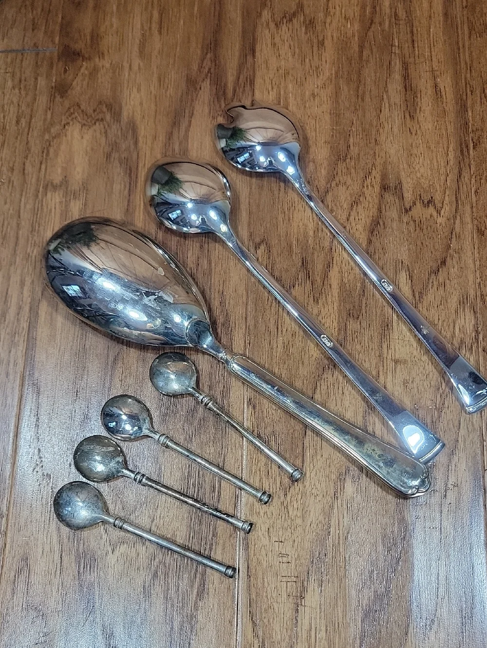 Classic Silver-Plated Serving Spoons Set